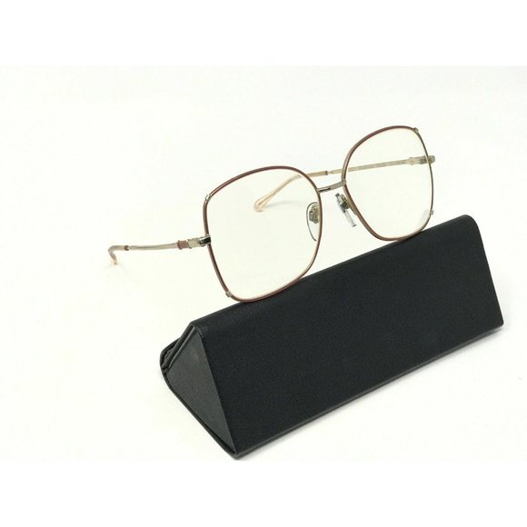 Luxottica oversized, gold Electplated frame Felicia 56 []15  Gold Electric Pink - Picture 3 of 11